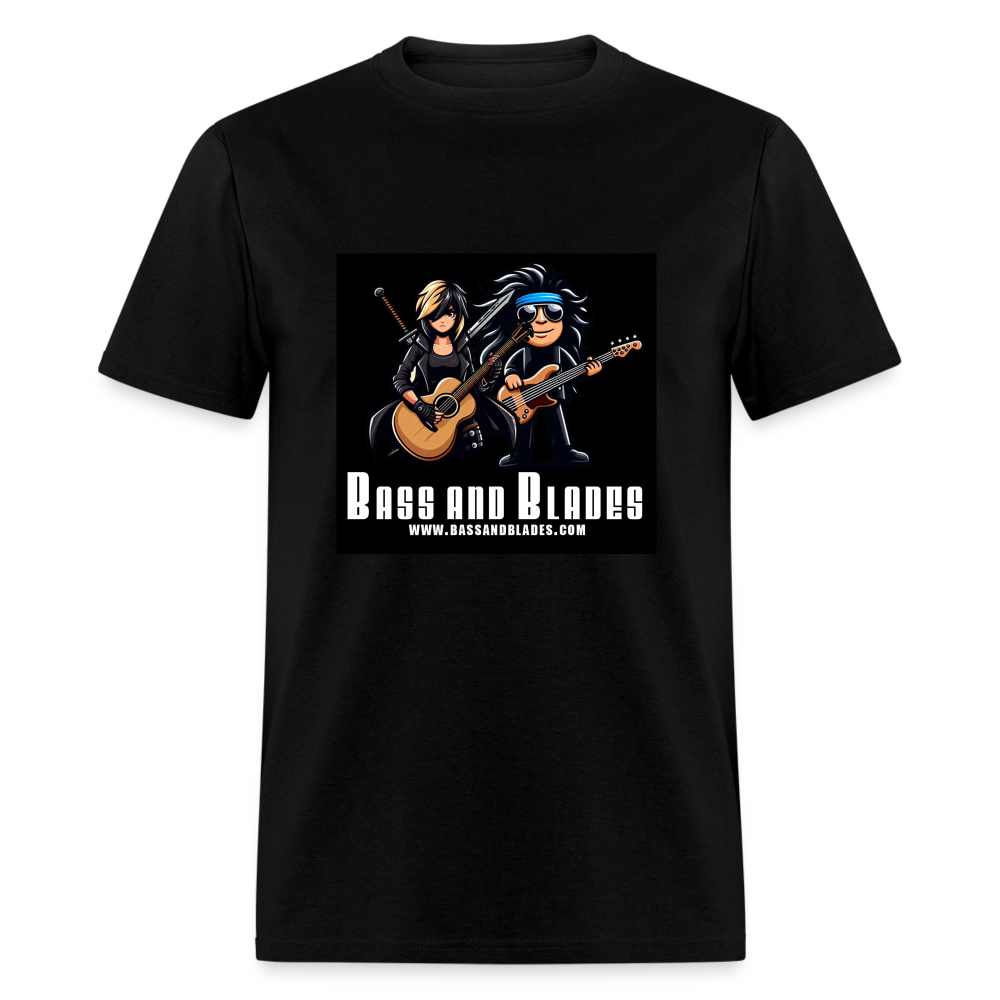 BASS AND BLADES Unisex Classic T-Shirt - black