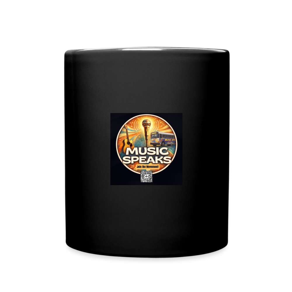 Music Speaks - Full Color Mug - black