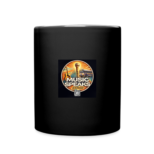 Music Speaks - Full Color Mug - black