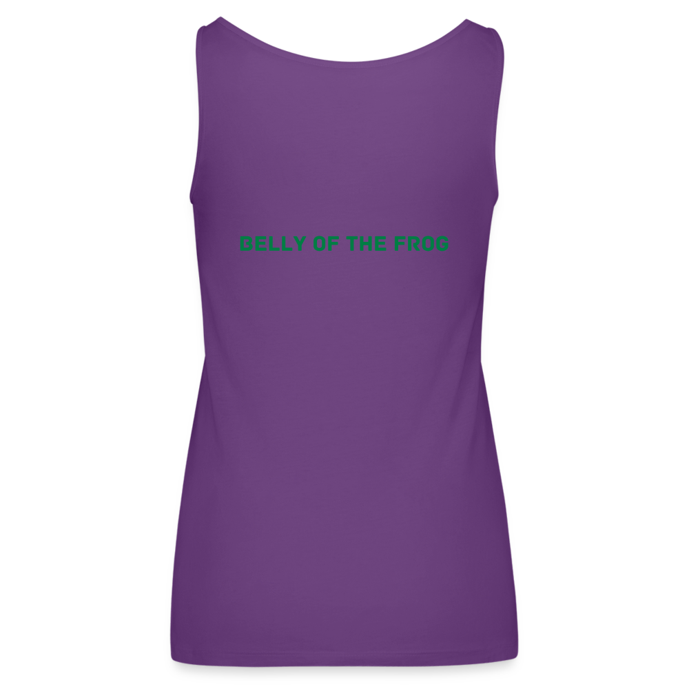 Limited Edition - "Belly of the Frog" Show Shirt  - Women’s Premium Tank Top - purple