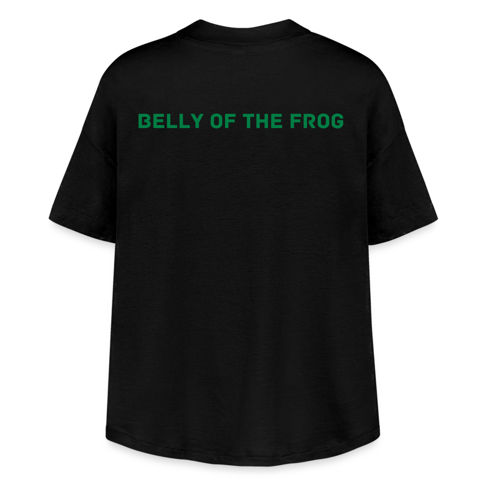 Limited Edition - "Belly of the Frog" Show Premiere Shirt -Women's Hi-Lo Tee - black