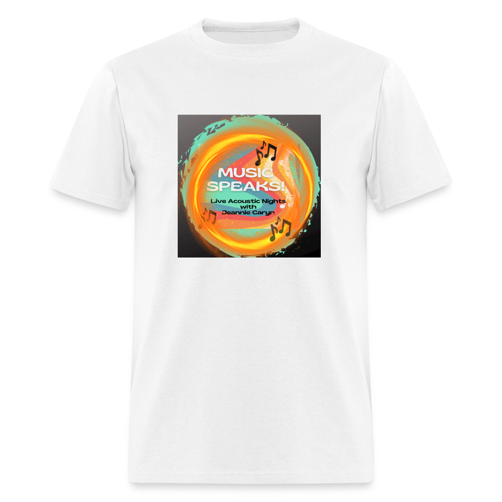 Music Speaks - Unisex Classic T-Shirt - white