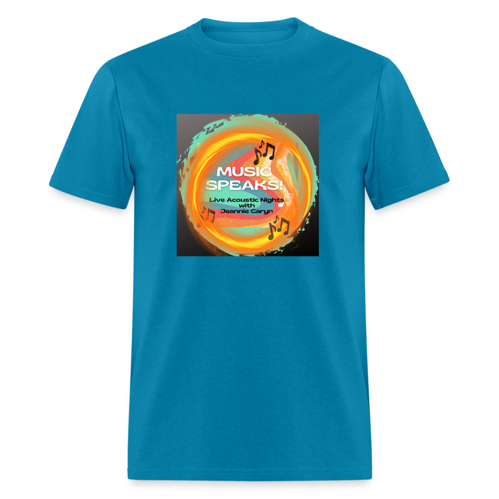 Music Speaks - Unisex Classic T-Shirt - turquoise