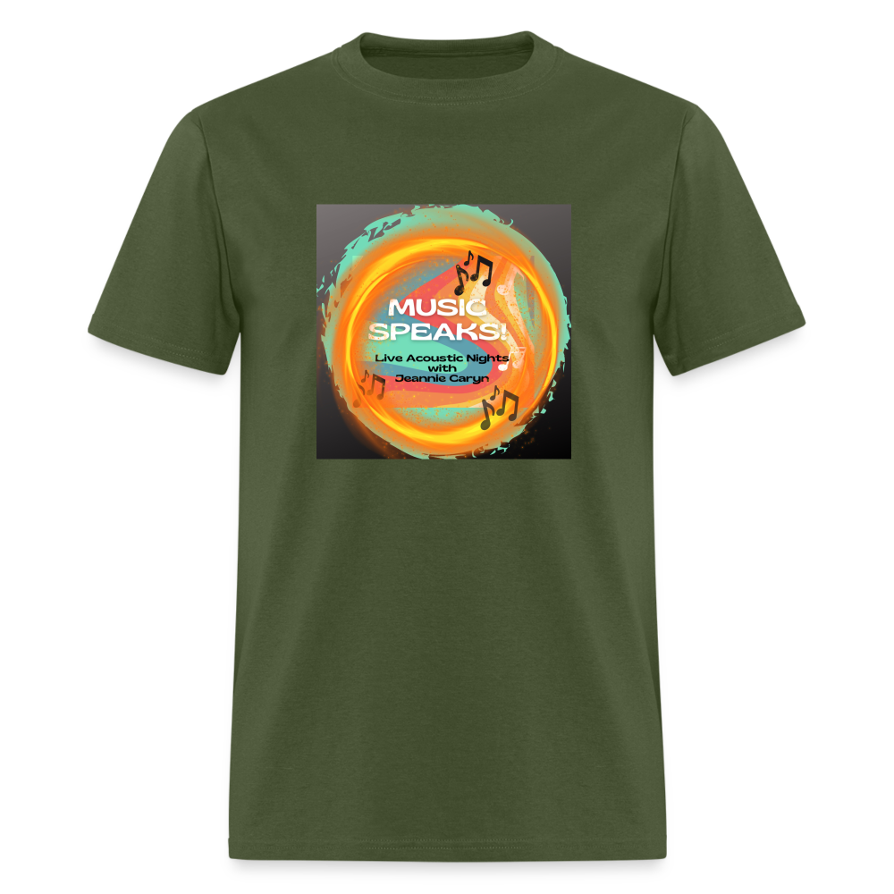 Music Speaks - Unisex Classic T-Shirt - military green