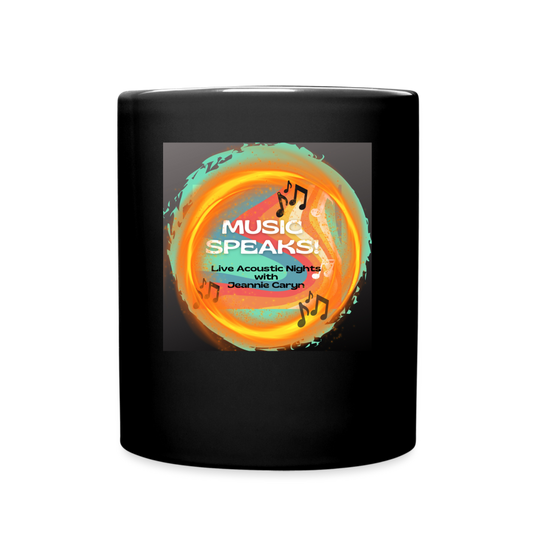 Music Speaks - Full Color Mug - black