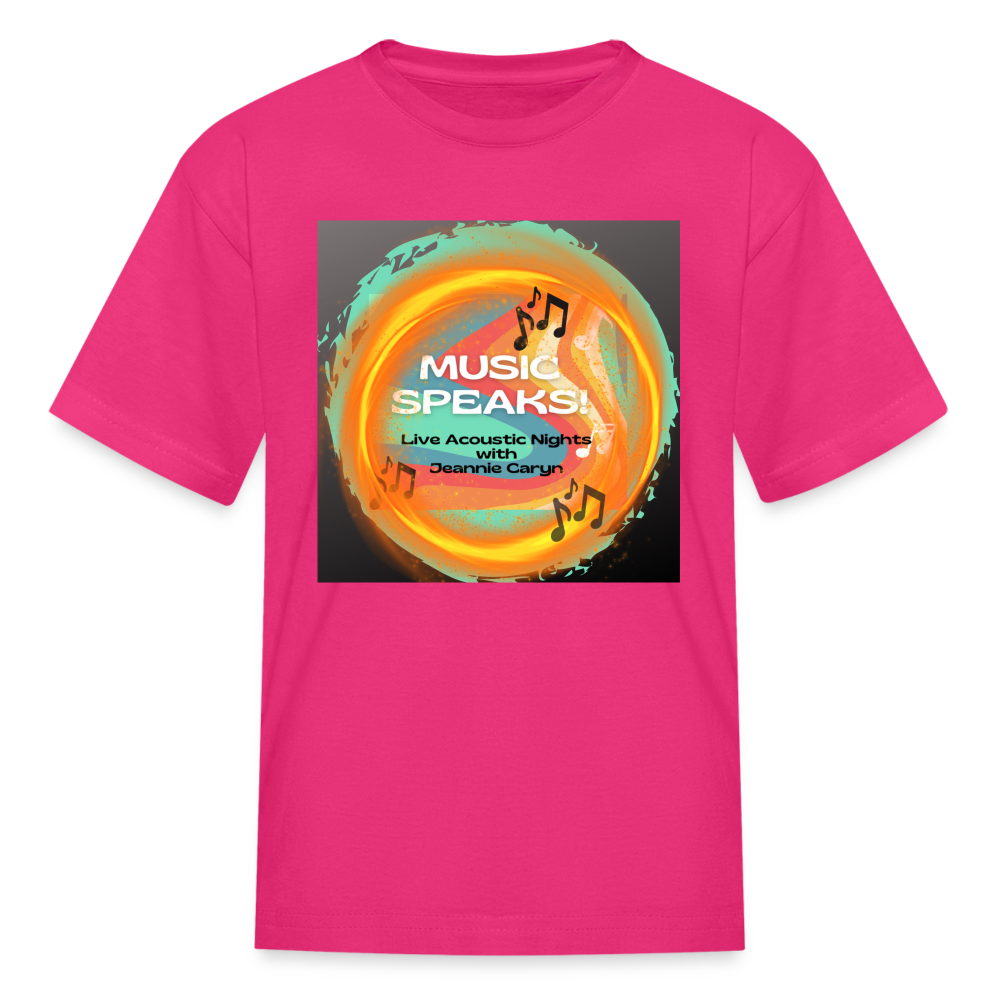 Music Speaks - Kids' T-Shirt - fuchsia