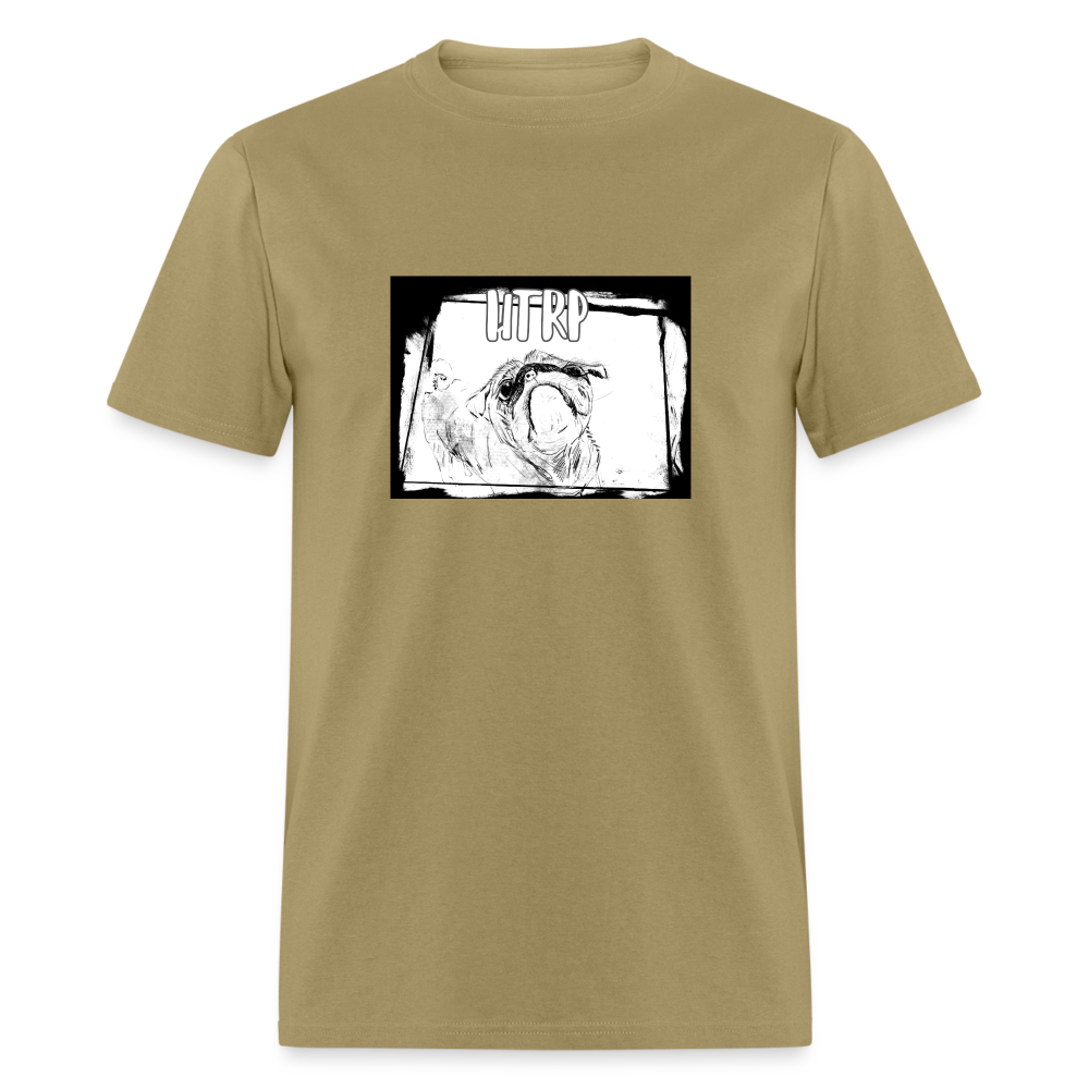 HTRP - The Adventures of Hugo the Round Pug Series - Unisex Classic T-Shirt - khaki