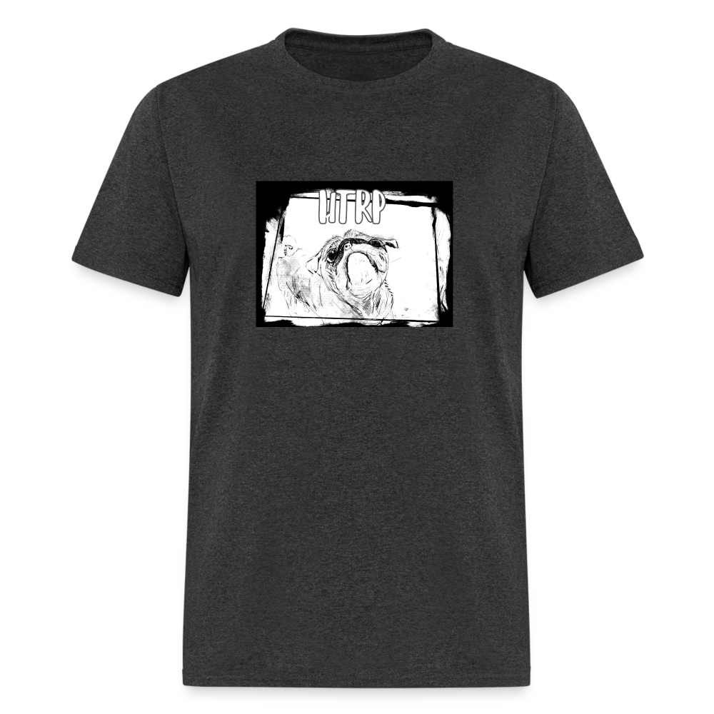 HTRP - The Adventures of Hugo the Round Pug Series - Unisex Classic T-Shirt - heather black