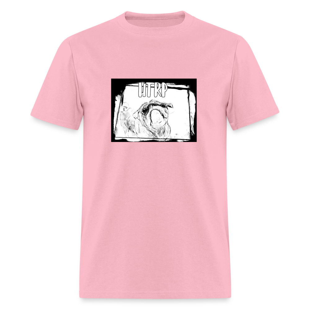 HTRP - The Adventures of Hugo the Round Pug Series - Unisex Classic T-Shirt - pink