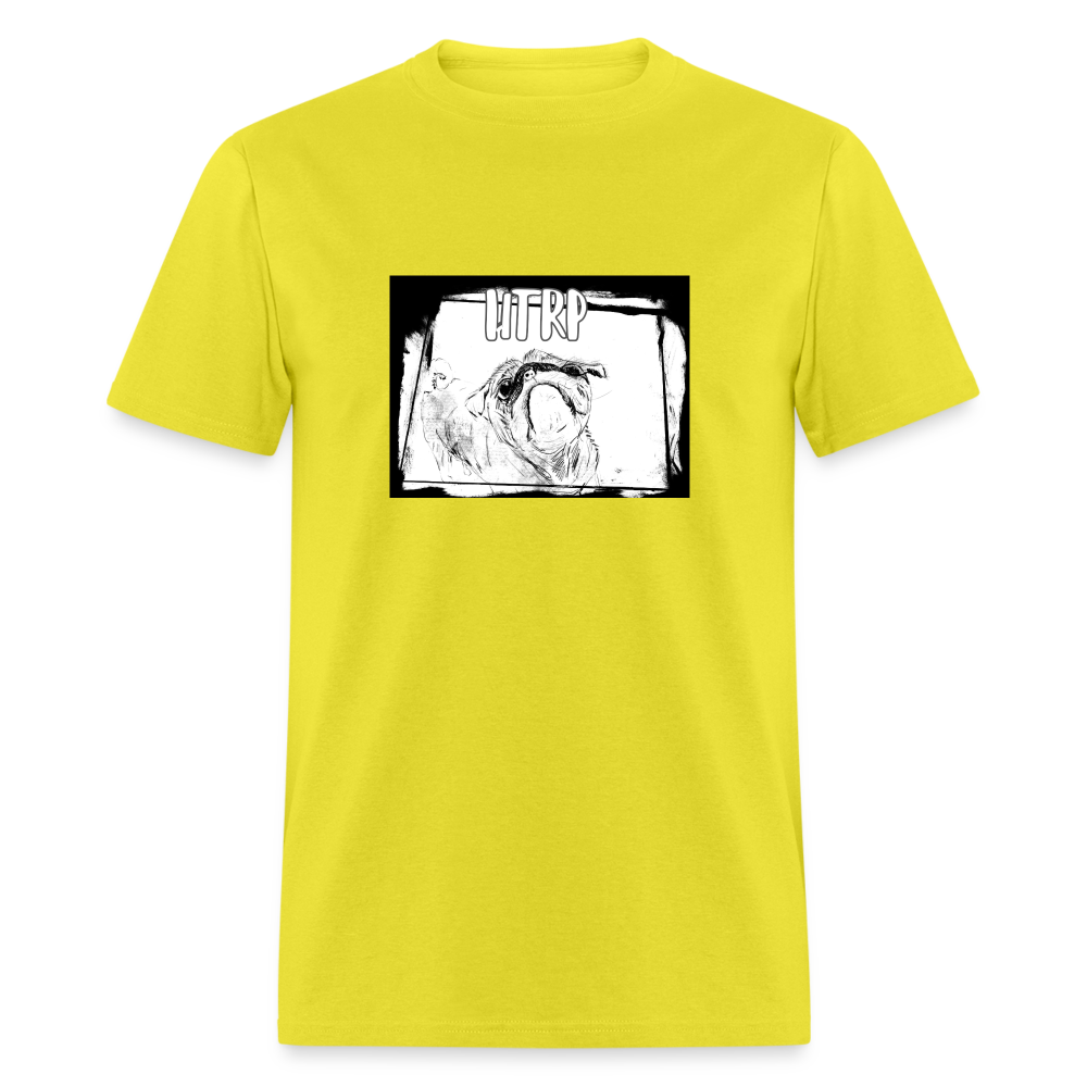 HTRP - The Adventures of Hugo the Round Pug Series - Unisex Classic T-Shirt - yellow