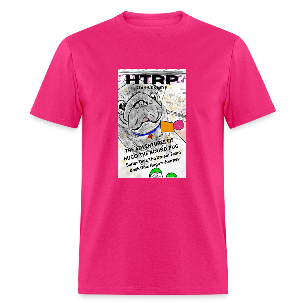 HTRP - The Adventures of Hugo the Round Pug - Unisex Classic T-Shirt - fuchsia