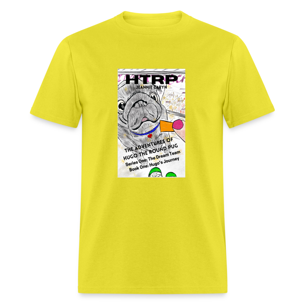 HTRP - The Adventures of Hugo the Round Pug - Unisex Classic T-Shirt - yellow