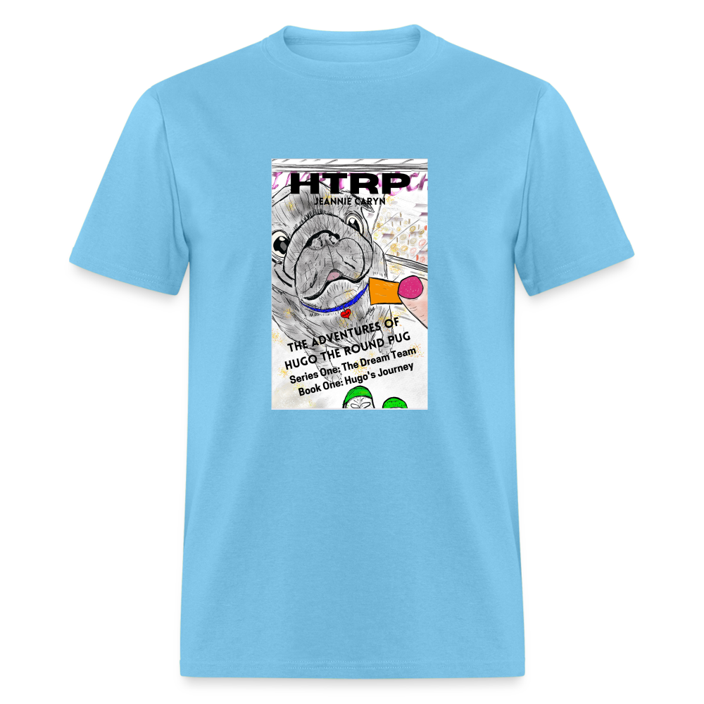 HTRP - The Adventures of Hugo the Round Pug - Unisex Classic T-Shirt - aquatic blue