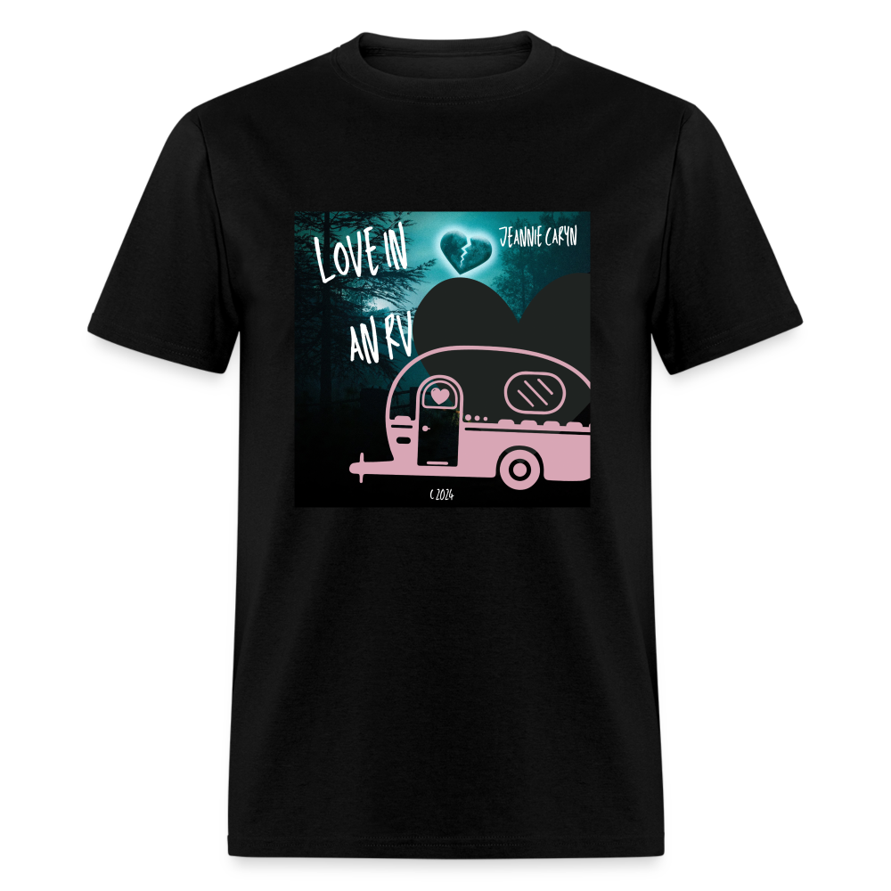 Jeannie Caryn - LOVE IN AN RV Album Cover Art - Unisex Classic T-Shirt - black