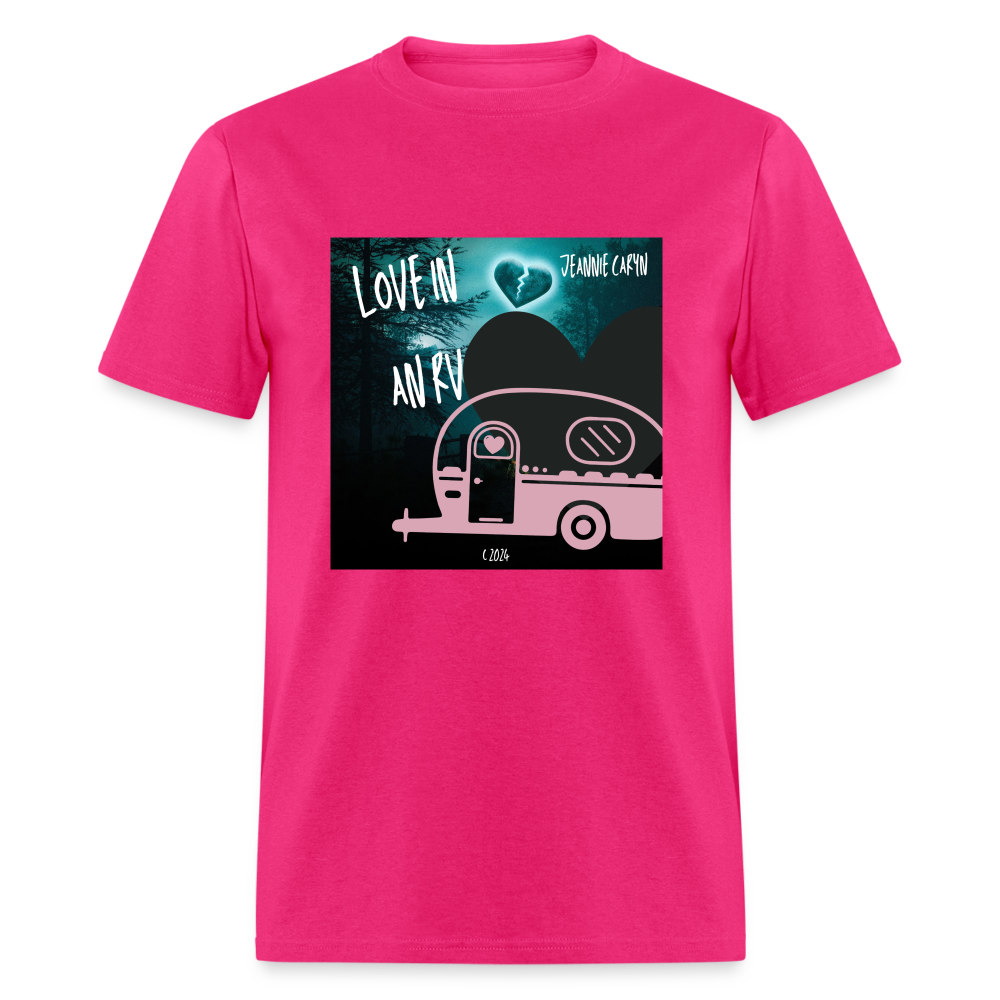 Jeannie Caryn - LOVE IN AN RV Album Cover Art - Unisex Classic T-Shirt - fuchsia