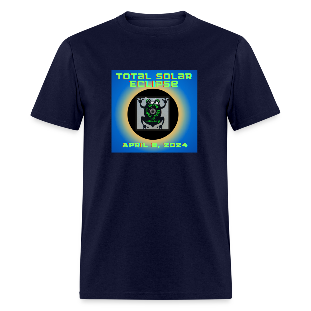 SPECIAL EDITION - Solar Eclipse PARTY IN THE FROG Classic T-Shirt - navy