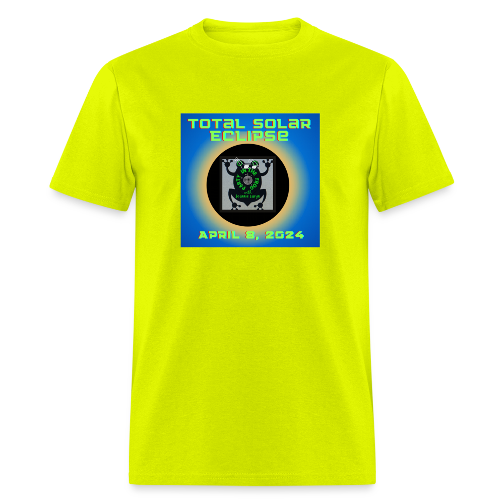 SPECIAL EDITION - Solar Eclipse PARTY IN THE FROG Classic T-Shirt - safety green