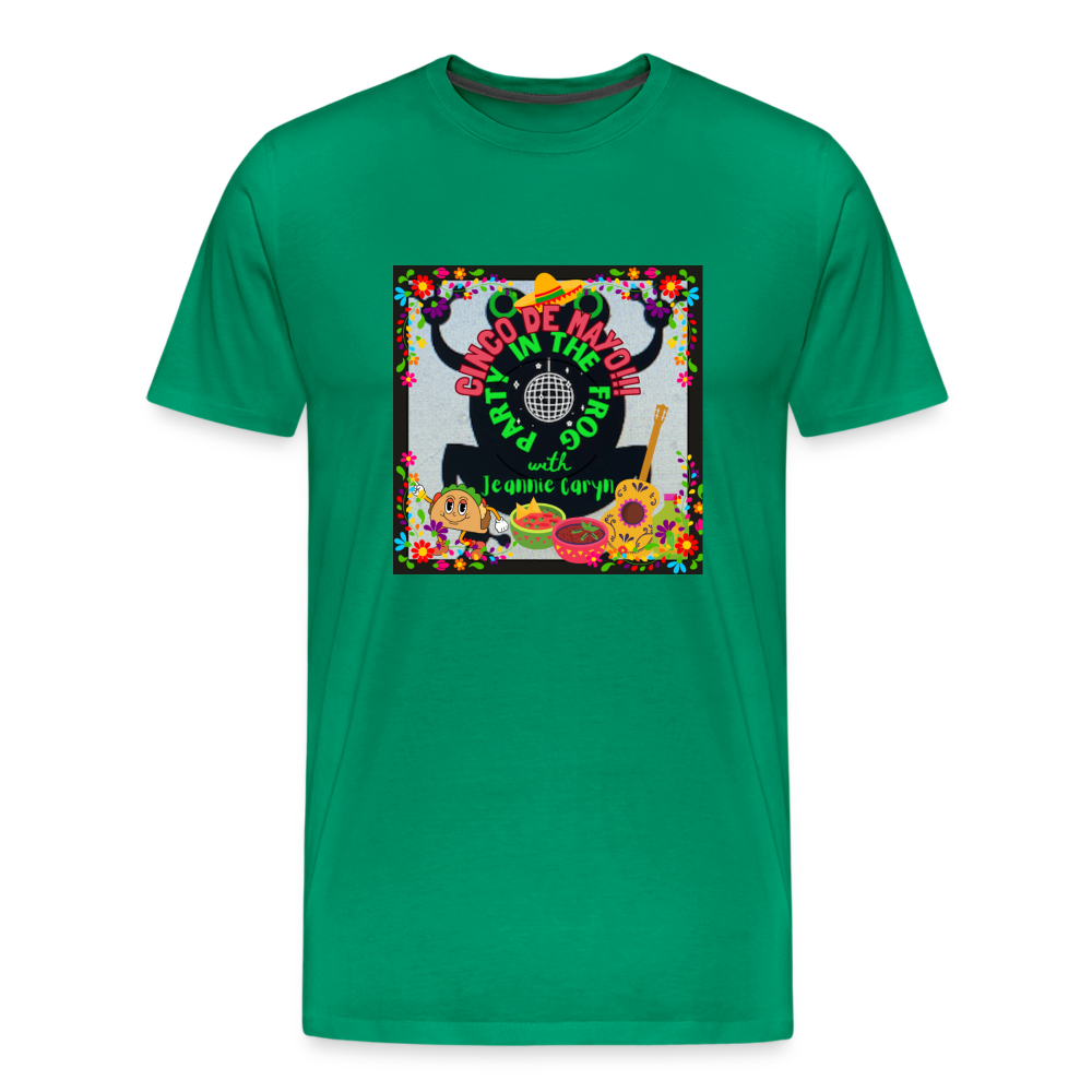 Cinco de Mayo - PARTY IN THE FROG - Men's Premium T-Shirt - kelly green